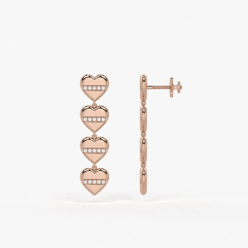 Amorex Pulse Drop Earrings