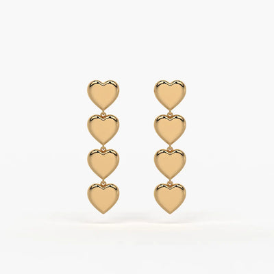 Heartline Drop Earrings
