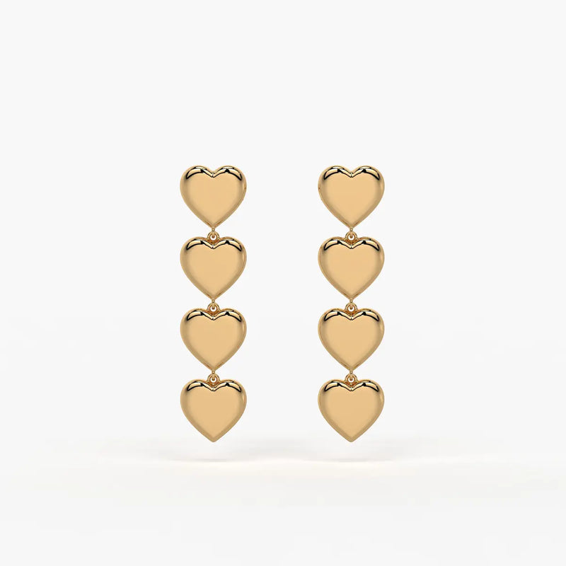 Heartline Drop Earrings