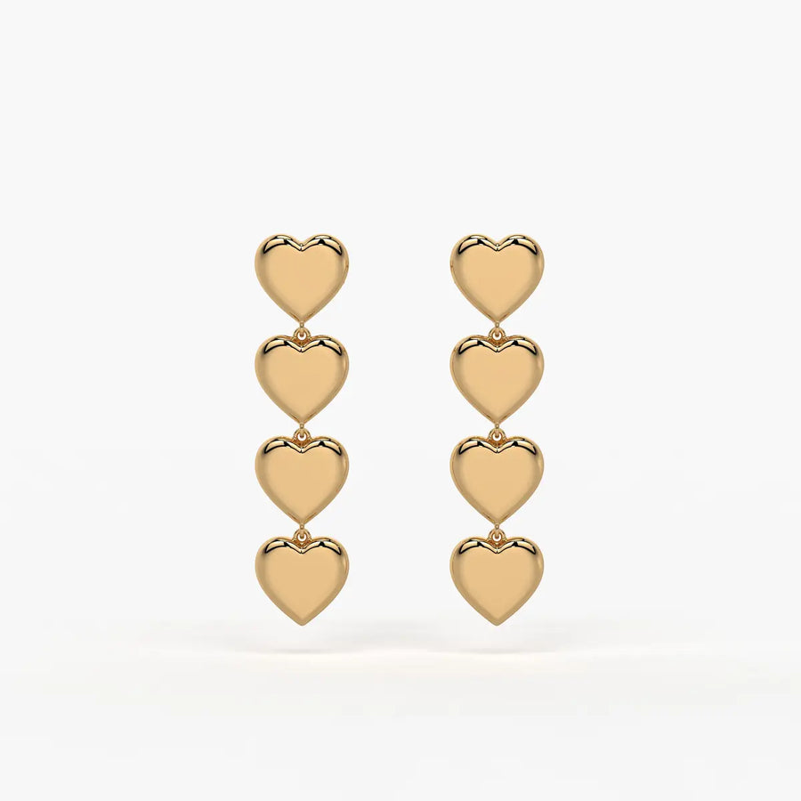 Heartline Drop Earrings