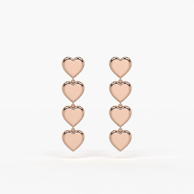 Heartline Drop Earrings