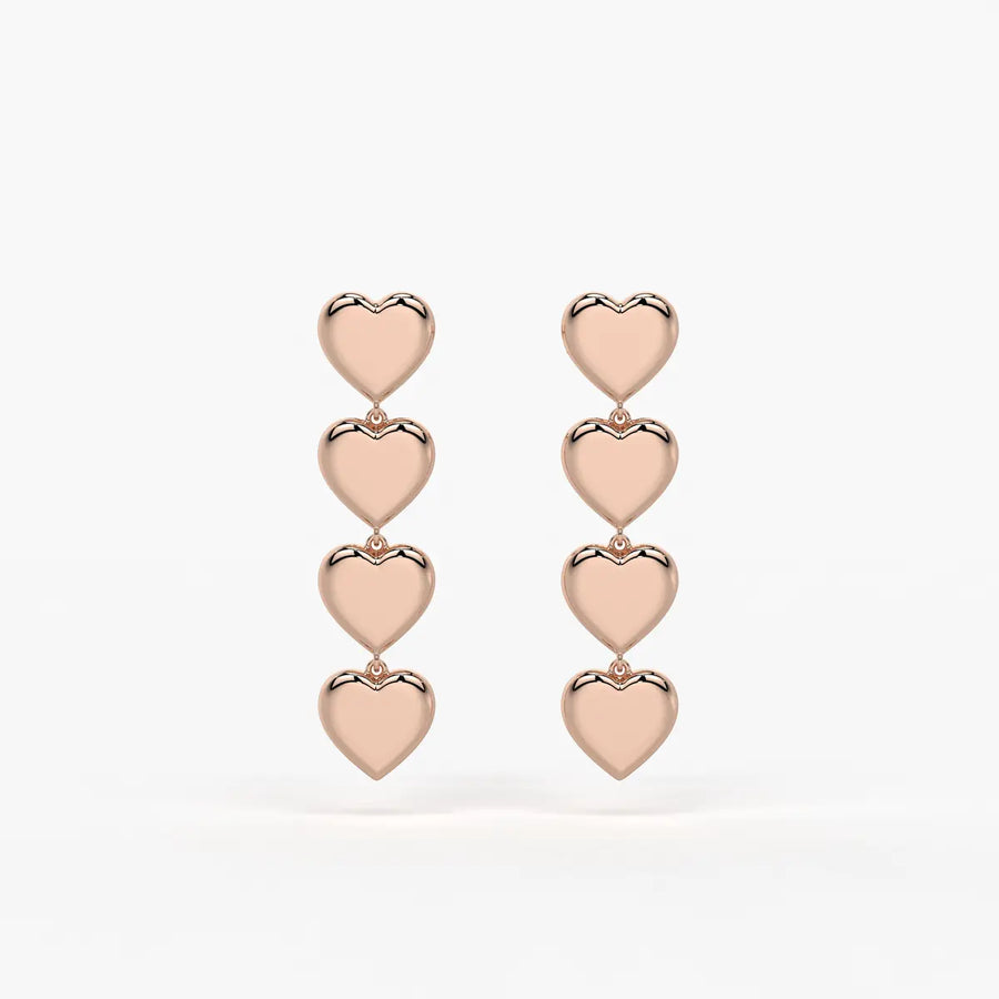 Heartline Drop Earrings