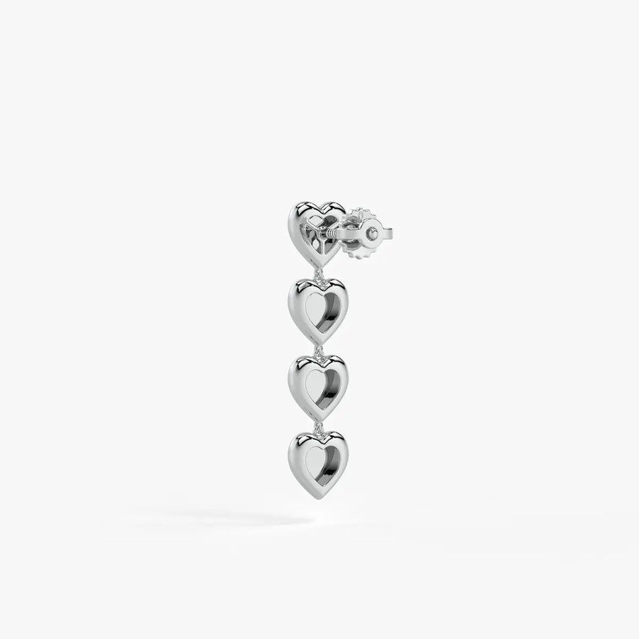 Heartline Drop Earrings
