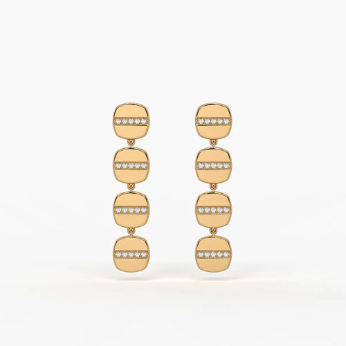 Aurevix Strata Drop Earrings