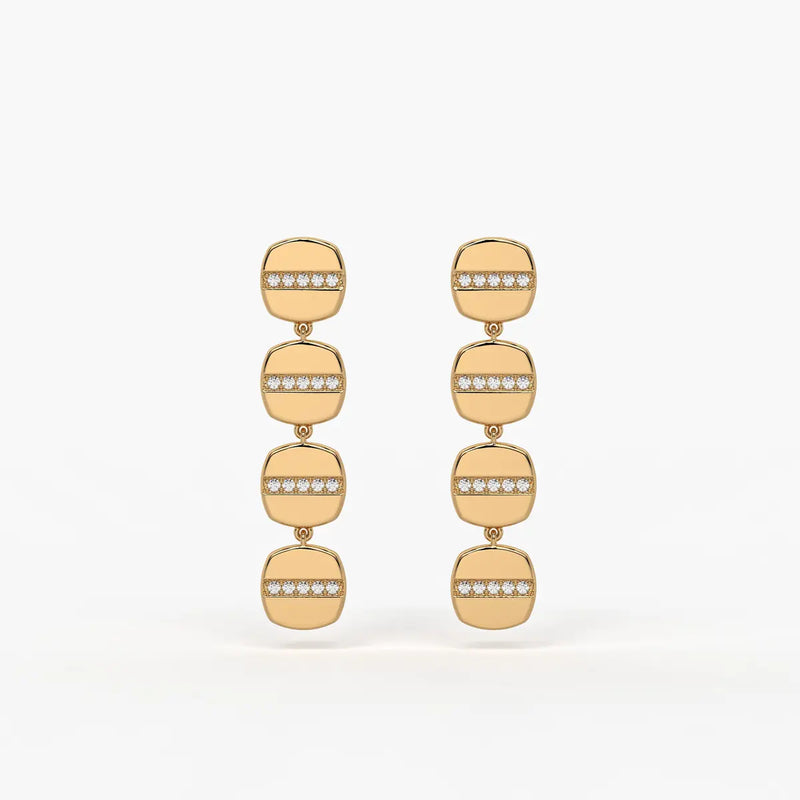 Aurevix Strata Drop Earrings