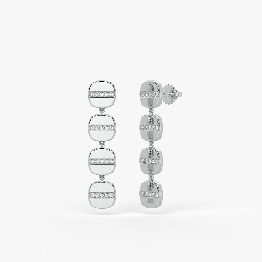 Aurevix Strata Drop Earrings