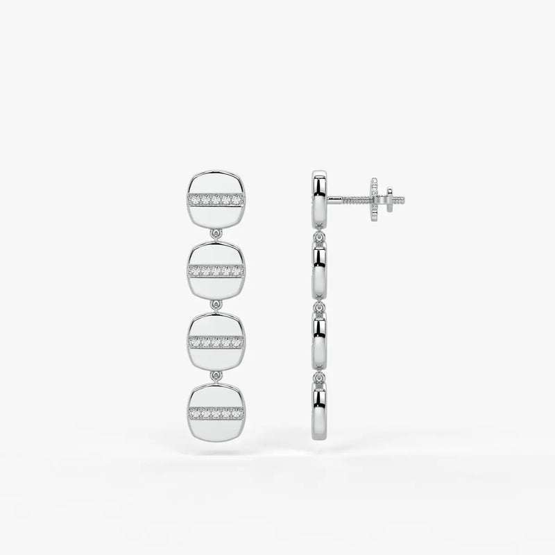 Aurevix Strata Drop Earrings