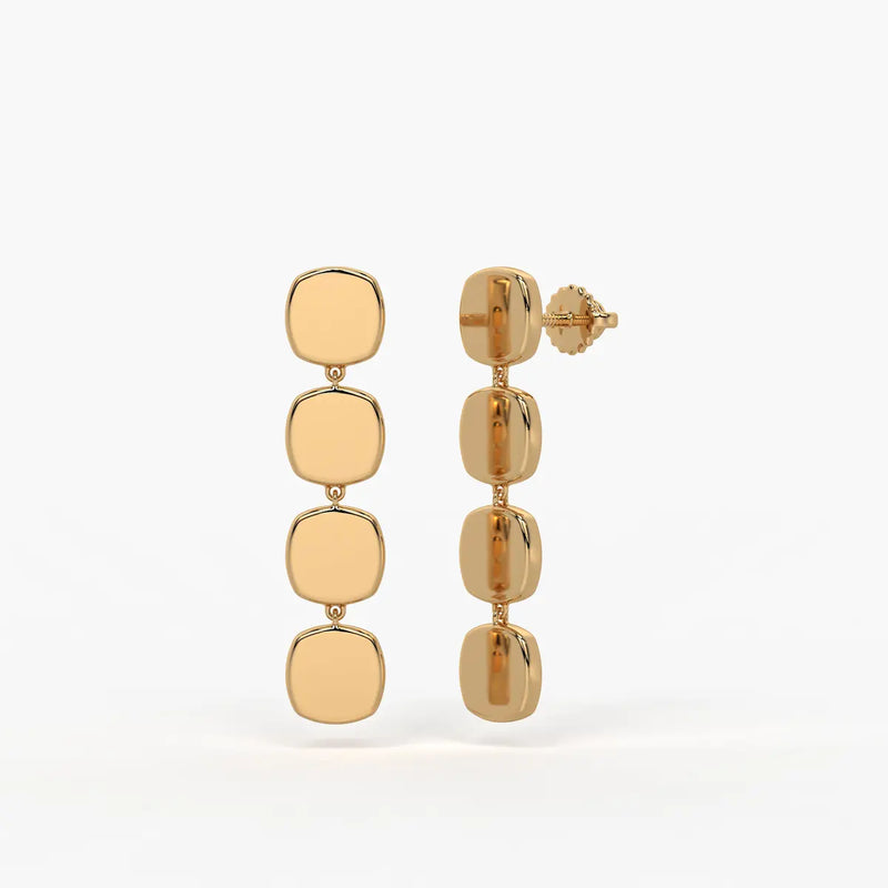Quadra Drop Statement Earrings