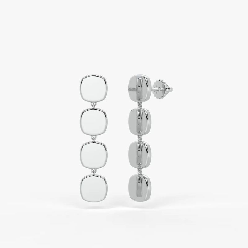 Quadra Drop Statement Earrings