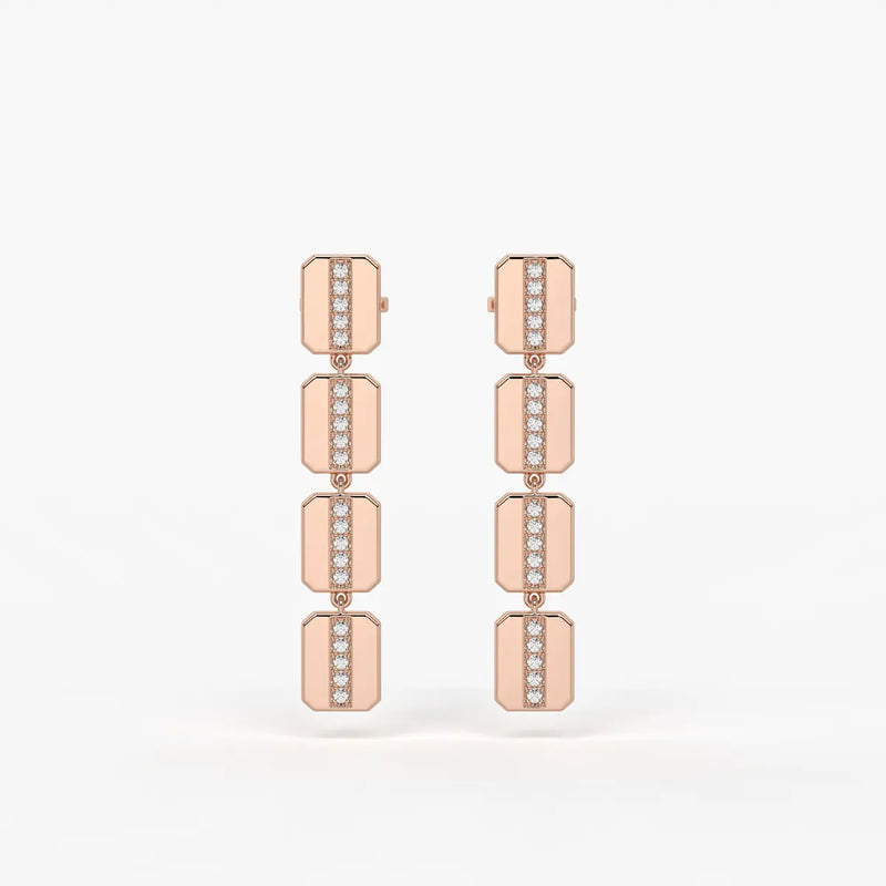 Vantrex Axis Drop Earrings