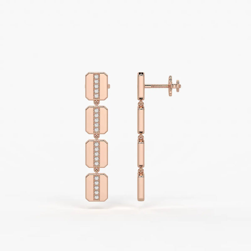 Vantrex Axis Drop Earrings