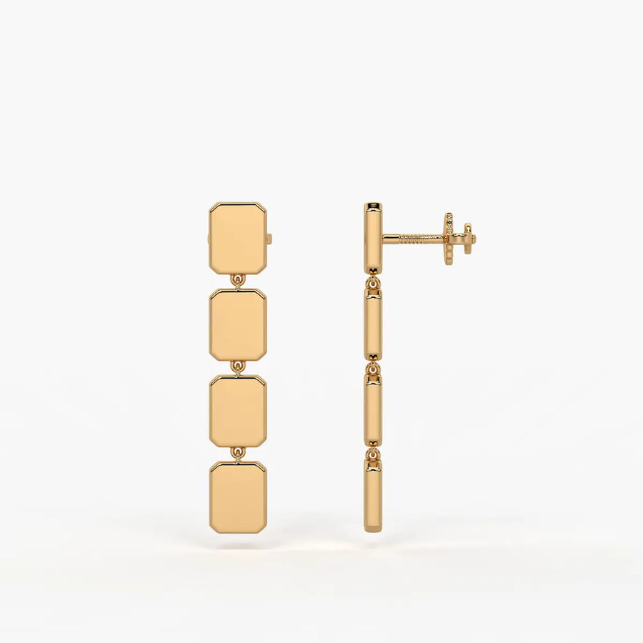 Orvexa Linear Drop Earrings