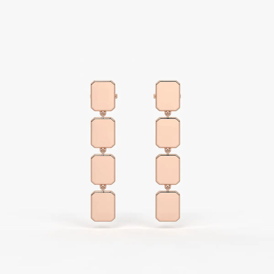 Orvexa Linear Drop Earrings