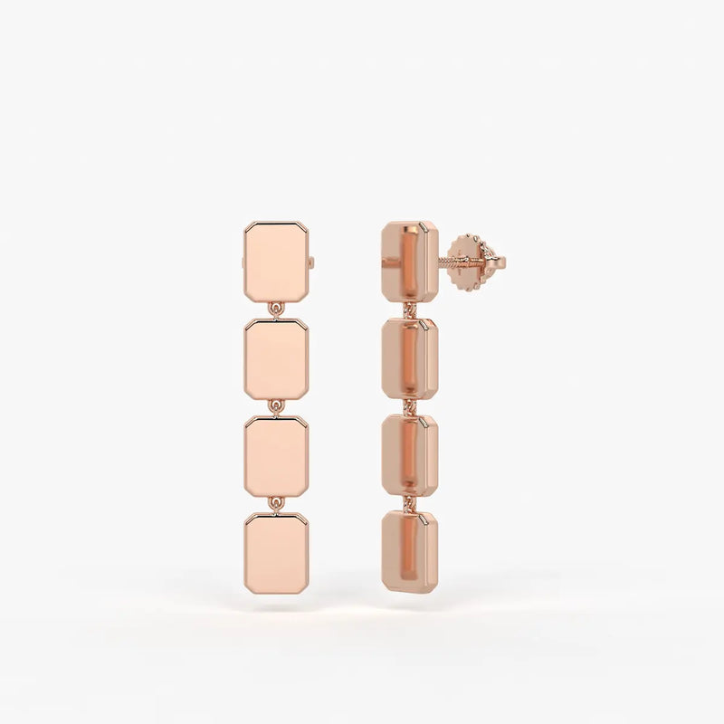 Orvexa Linear Drop Earrings