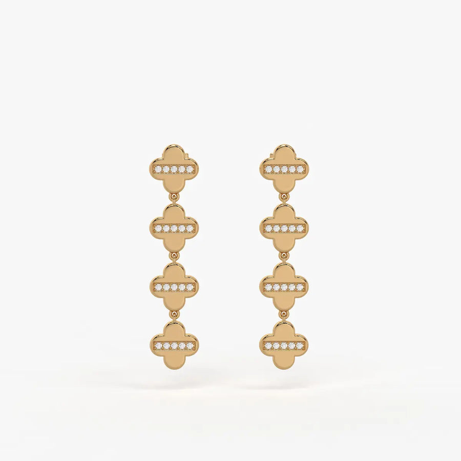 Lustra Quadra Spark Drop Earrings