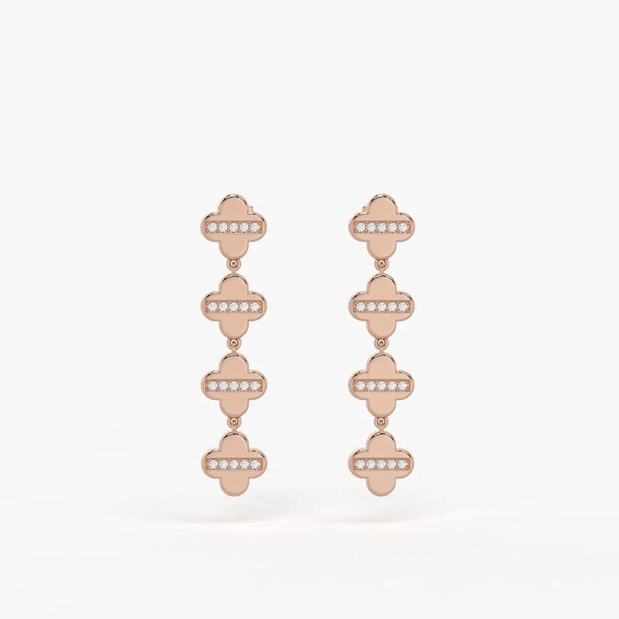 Lustra Quadra Spark Drop Earrings