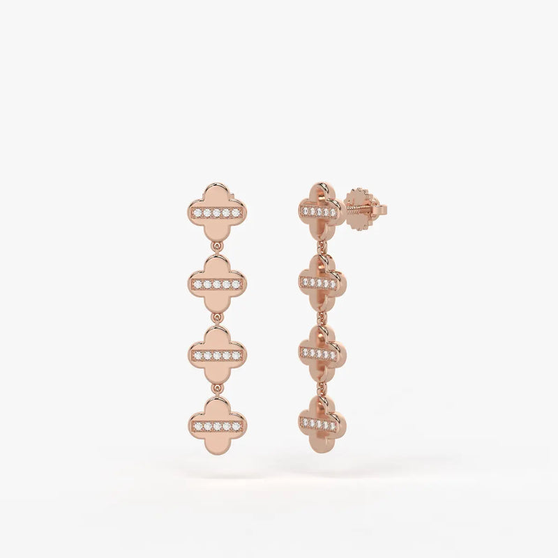 Lustra Quadra Spark Drop Earrings