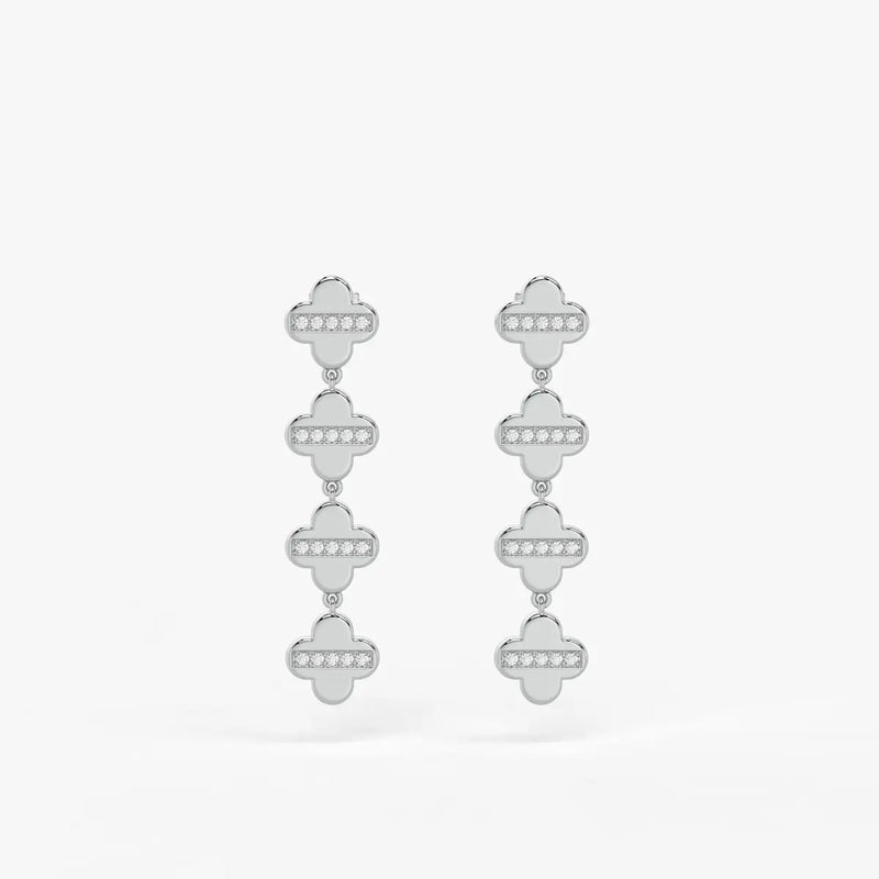 Lustra Quadra Spark Drop Earrings