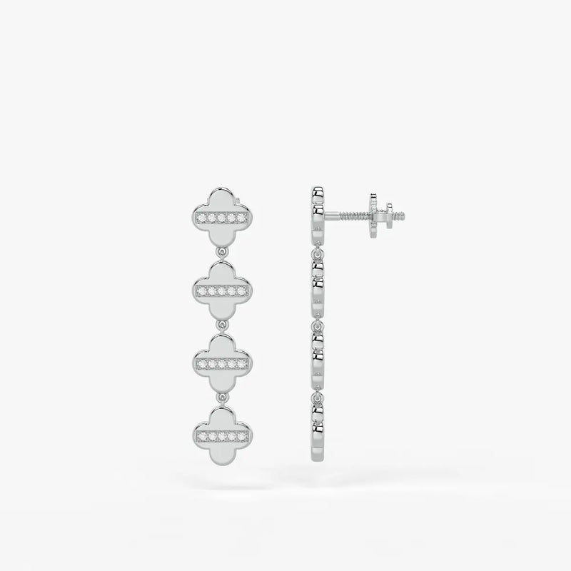 Lustra Quadra Spark Drop Earrings
