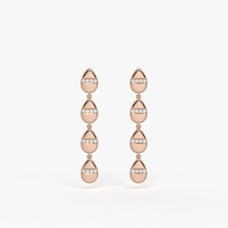 Diora Cascade Drop Earrings