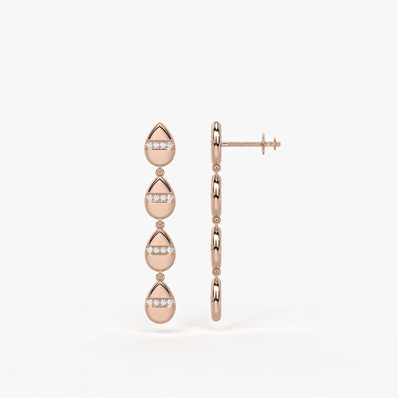 Diora Cascade Drop Earrings