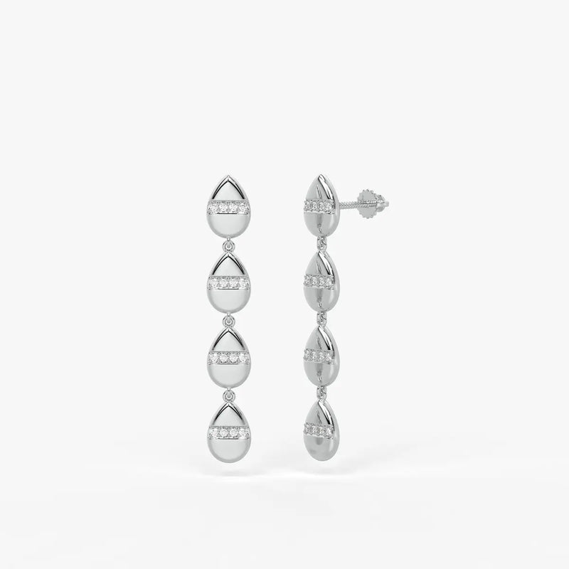 Diora Cascade Drop Earrings