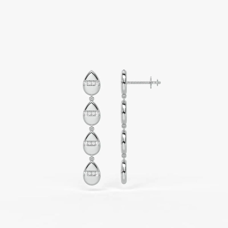 Diora Cascade Drop Earrings