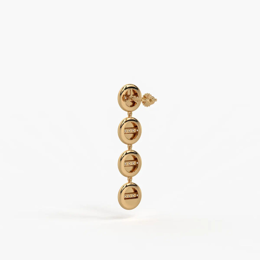 Zenvia Radiant Orbit Drop Earrings