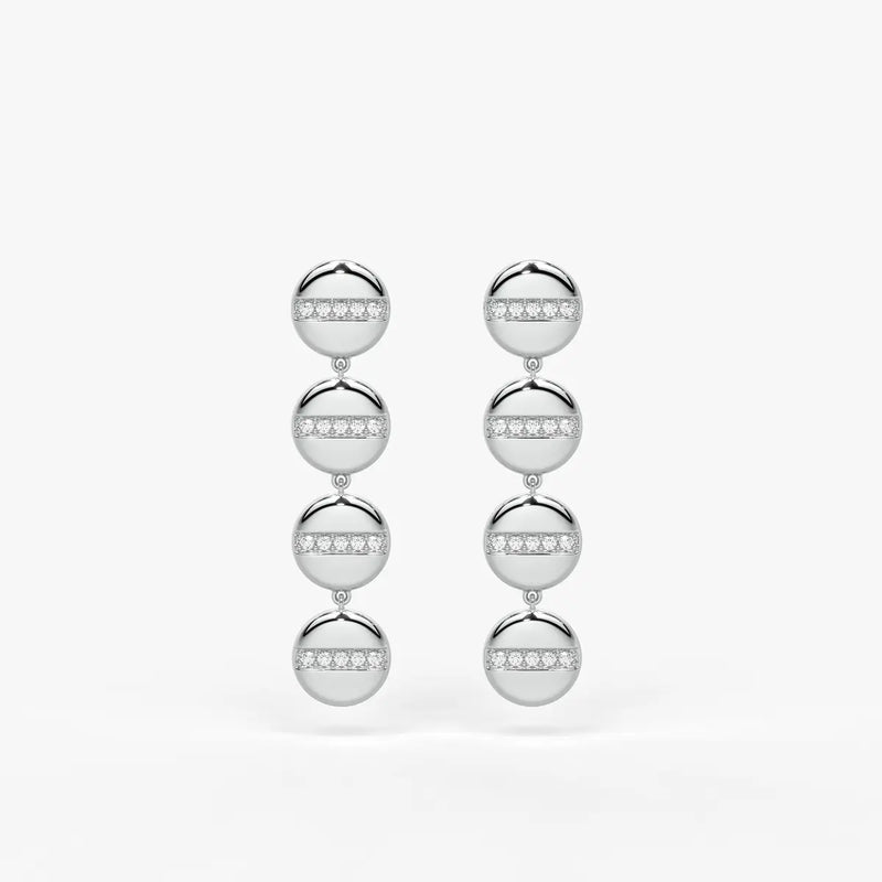 Zenvia Radiant Orbit Drop Earrings