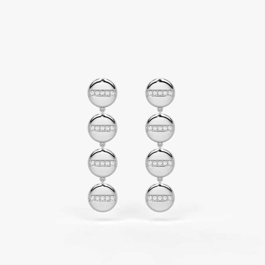 Zenvia Radiant Orbit Drop Earrings