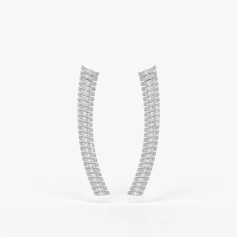 Serpelle Luxe Spiral Drop Earrings