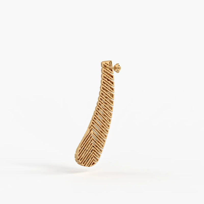Aervine Diamond Wingline Earrings
