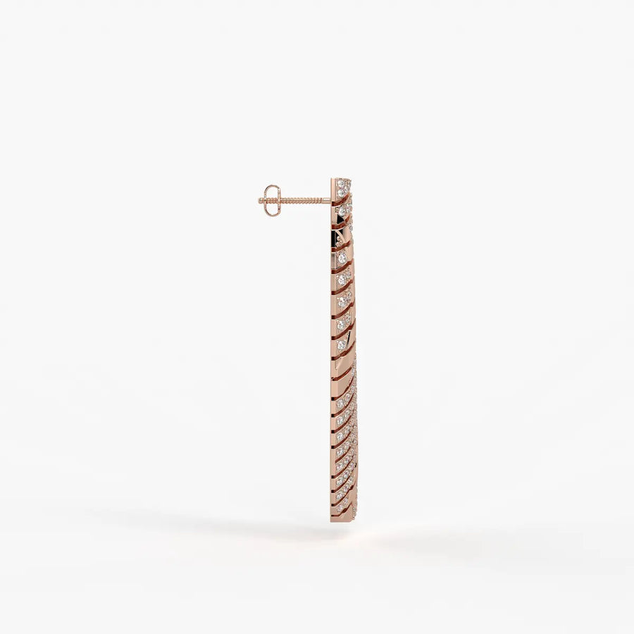 Aervine Diamond Wingline Earrings