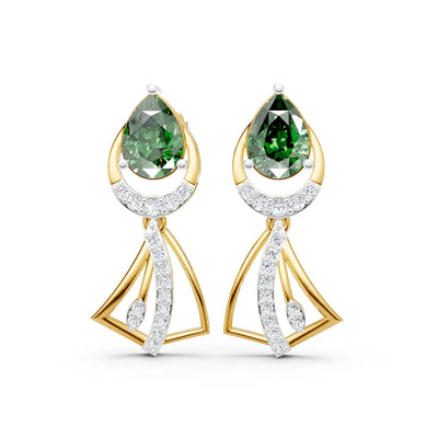 Sylvan Tier Diamond Drop Earrings