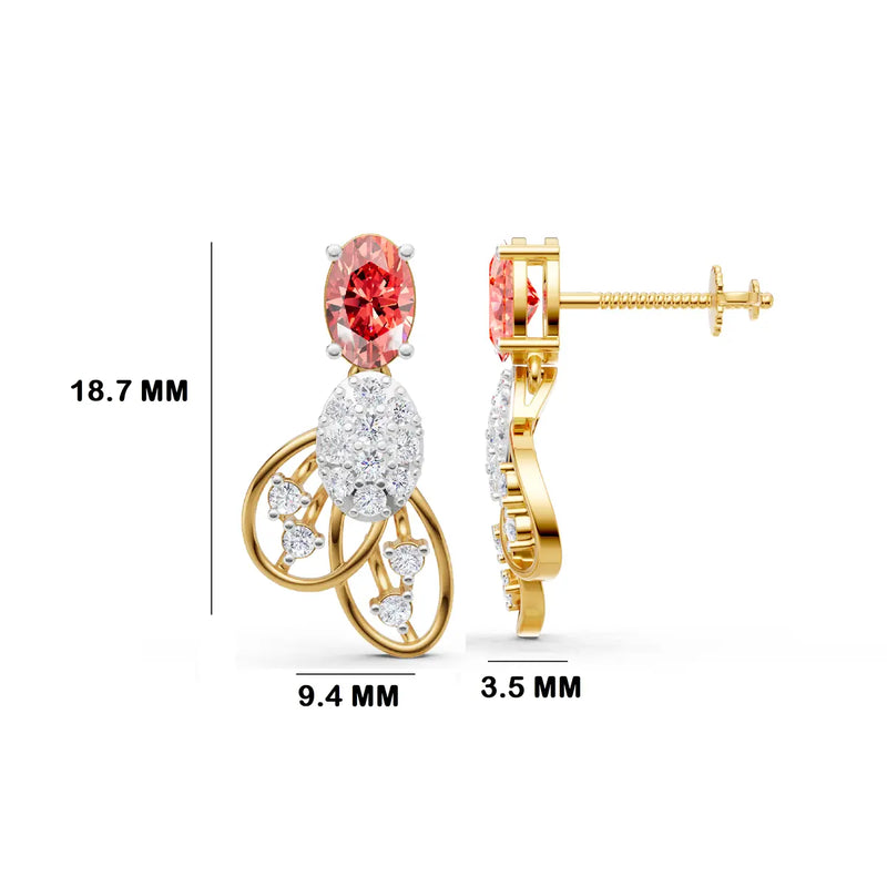 Ethereal Flutter Vine Earrings