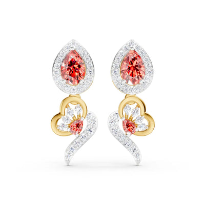 Inaya Floral Diamond Earrings