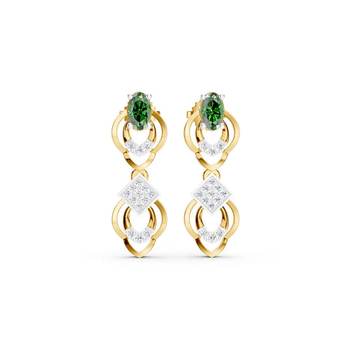 Elira Mosaic Diamond Earrings