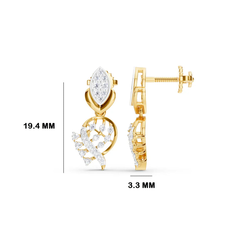 Sylvie Verdant Diamond Earrings