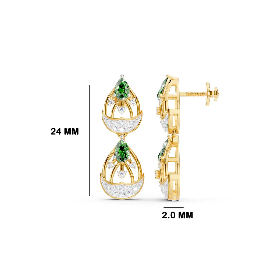 Verena Flora Diamond Earrings
