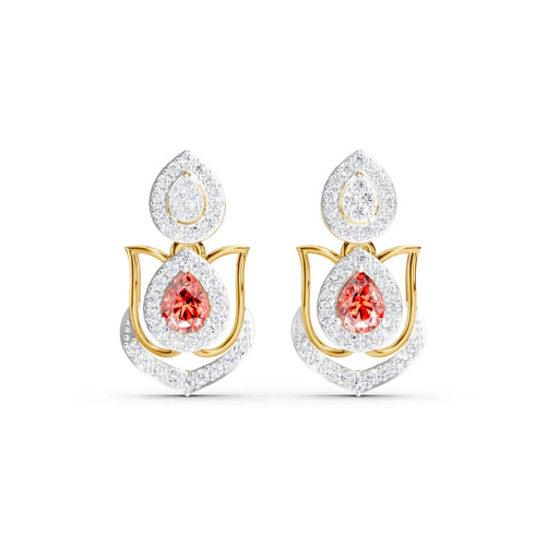 Althea Floret Diamond Earrings
