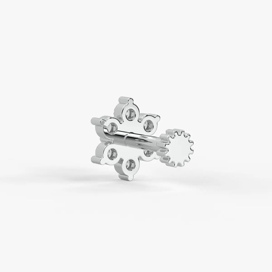 Floral Bloom Stud Nose Pin