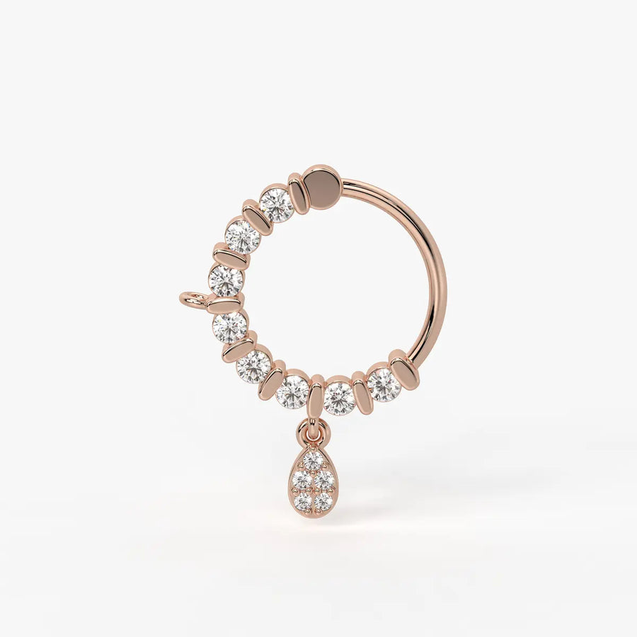 Crescent Curve Stud Nose Pin