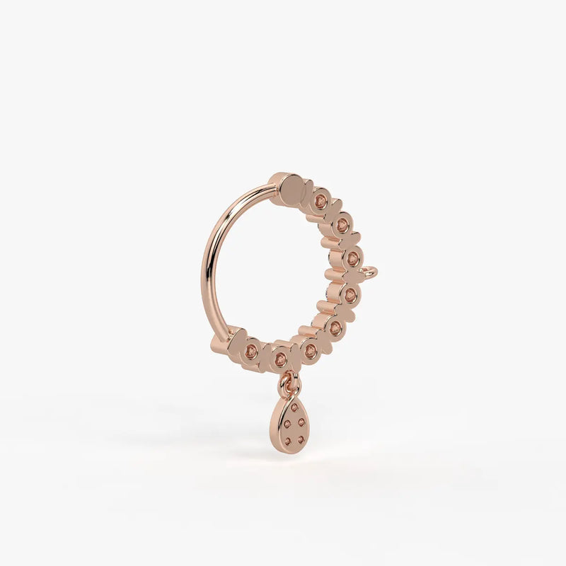 Crescent Curve Stud Nose Pin