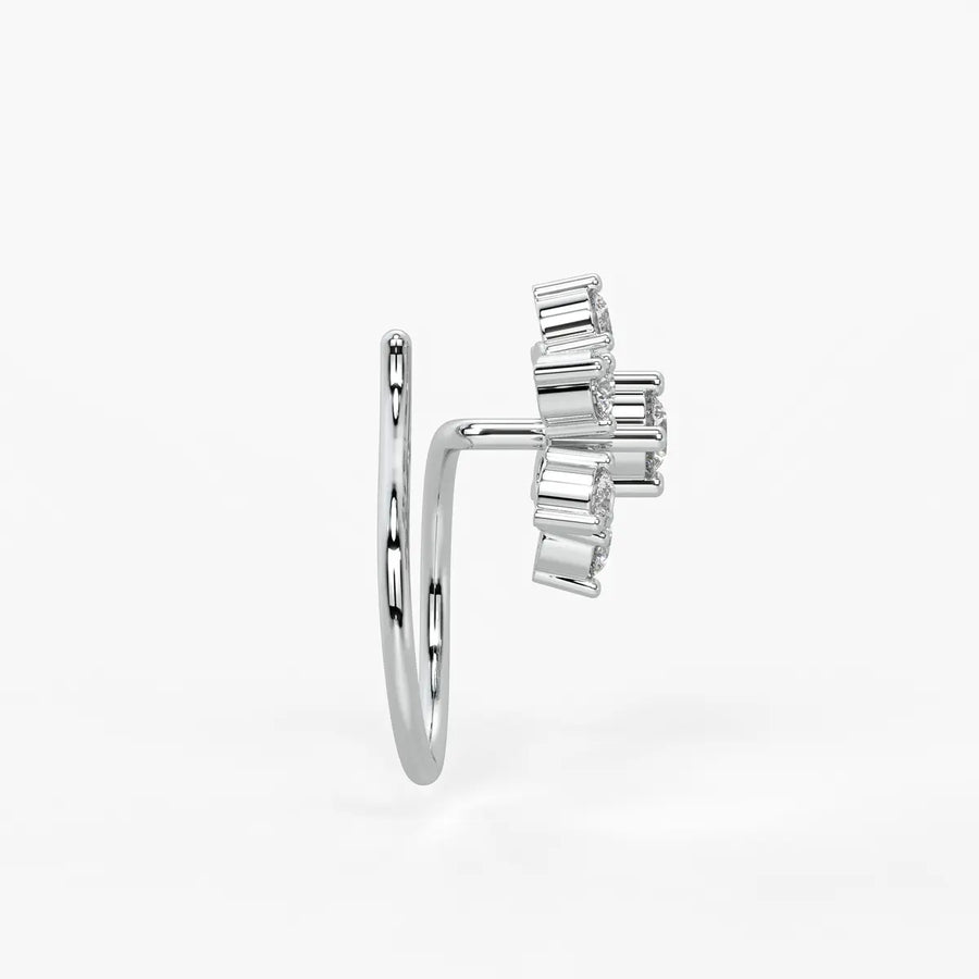 Infinity Floral Stud Nose Pin