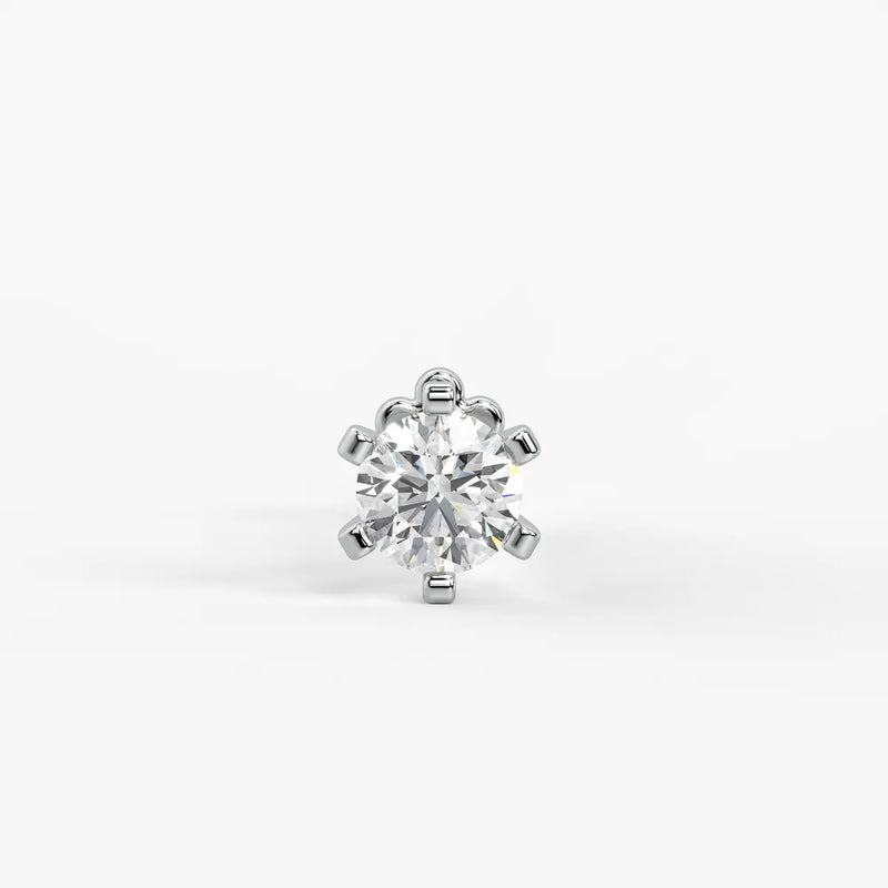 Classic Solitaire Stud Nose Pin