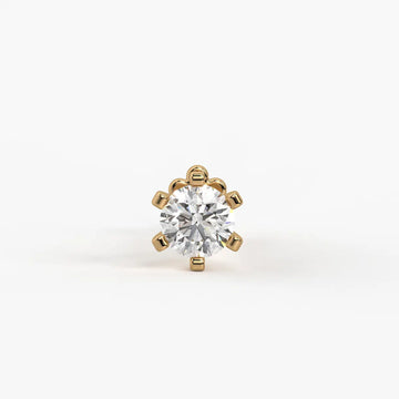 Classic Solitaire Stud Nose Pin