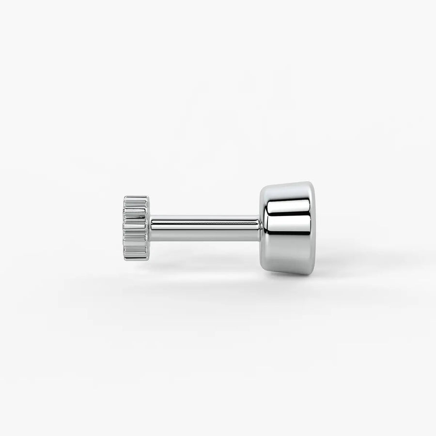 Classic Bezel Solitaire Stud Nose Pin