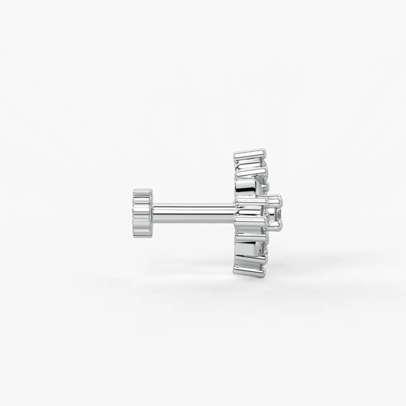 Floral Cluster Stud Nose Pin