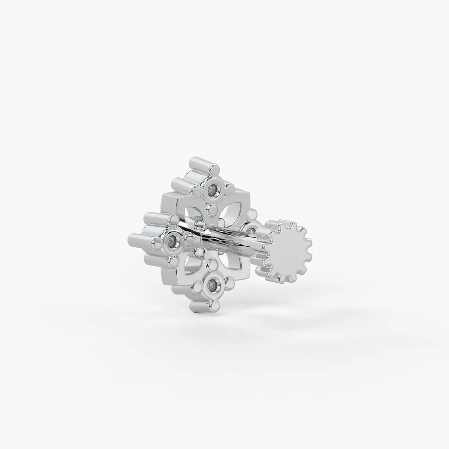 Floral Cluster Stud Nose Pin