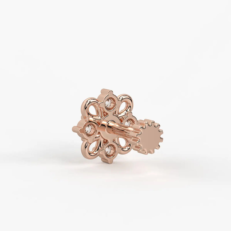 Petal Bloom Stud Nose Pin